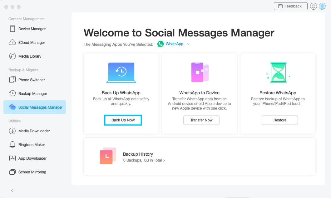 Back up Social Messages - 3