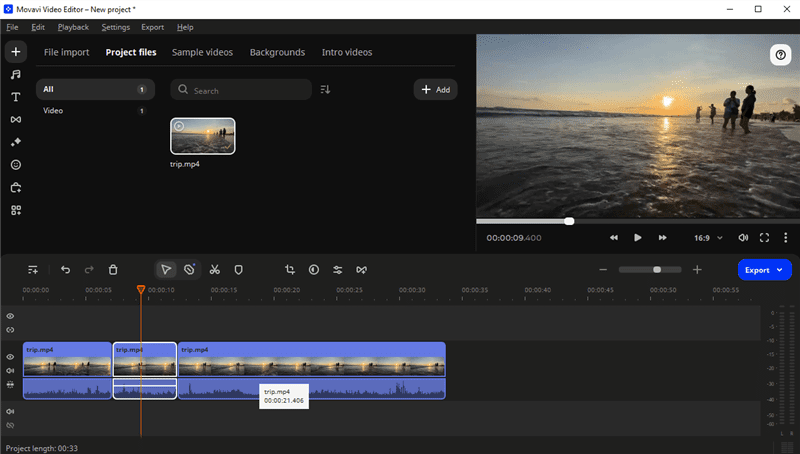 تقليم المقاطع غير المرغوب فيها في الفيديو