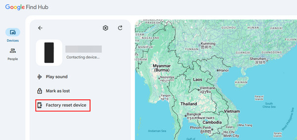 إعادة ضبط هاتف Android المقفل عن بُعد باستخدام Google Find Hub