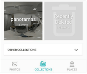 الوصول إلى الألبوم المحذوف مؤخرًا