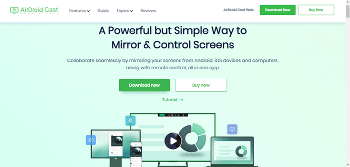 تطبيق انعكاس الشاشة على الاندرويد AirDroid