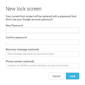 أدخل كلمة مرور جديدة