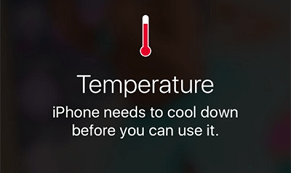 مشكلة تحديث iOS - مشكلة ارتفاع درجة الحرارة