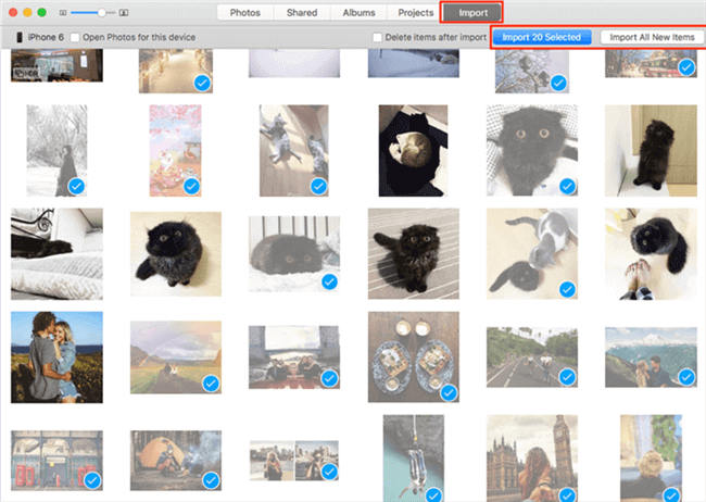 كيفية تحميل الصور من الايفون إلى Mac باستخدام تطبيق الصور
