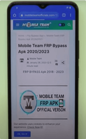 تثبيت FRP APK