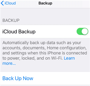 استعادة الرسائل من iCloud Backup