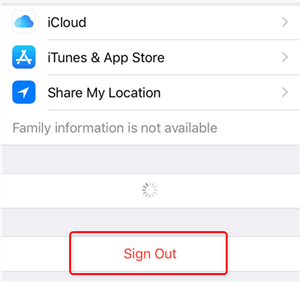 تسجيل الخروج من Apple ID على iPhone