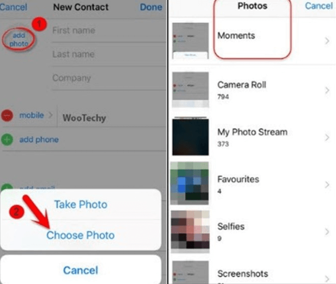 اضغط على اختيار الصورة