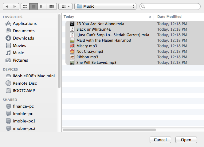 mac ipod touch transfer cds