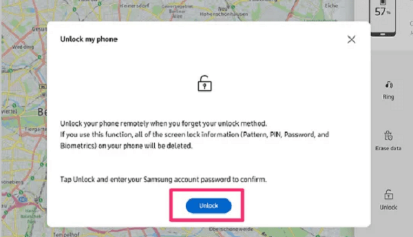 انقر على "قفل" للتأكيد