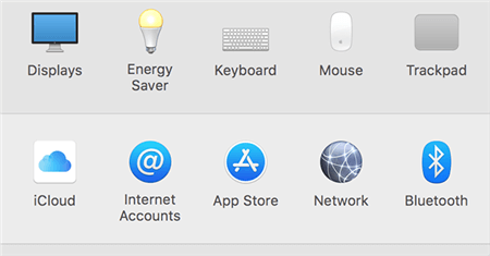 اعرض إعدادات iCloud على جهاز Mac