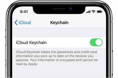 معرفة كلمات مرور WiFi في iCloud Keychain