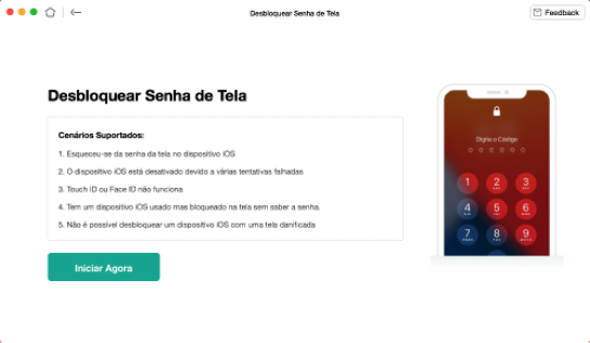 Telefone com botão vermelho