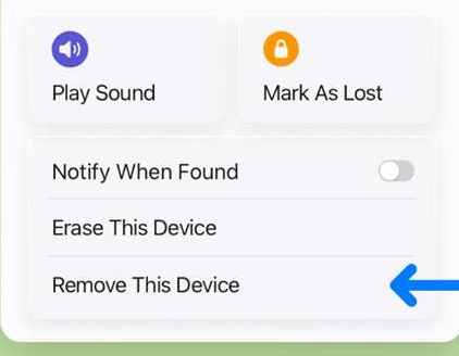 Remover um iPhone da Conta Apple pelo Buscar