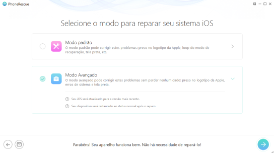 Telefone com mensagem