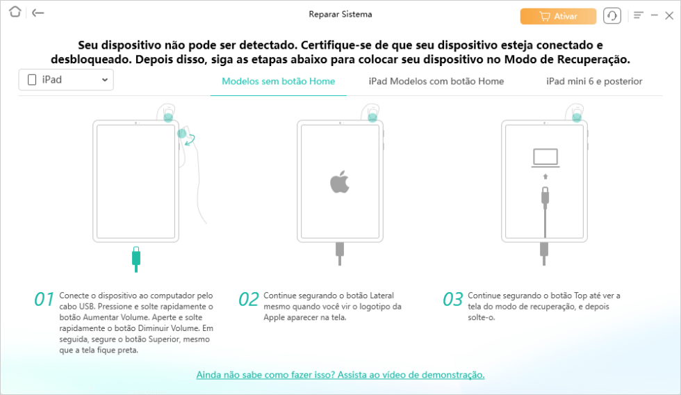 Reparar Problemas Não Está Carregando