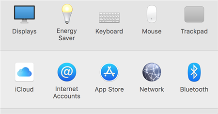 Ver as Configurações do iCloud em um Mac