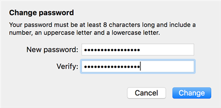 Criar uma Nova Senha do iCloud em um Mac