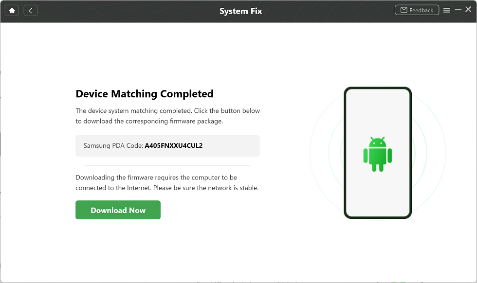 Código PDA correspondente