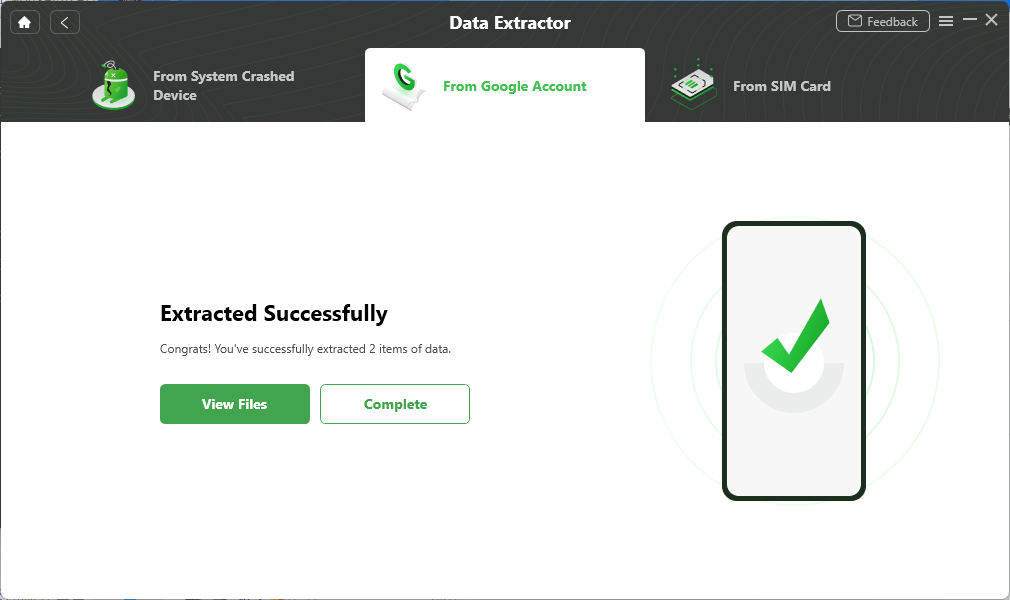 Extraído Com Sucesso