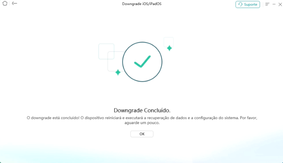 Fazer Downgrade com Sucesso