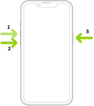 Forçar a reinicialização do iPhone 8 e versões posteriores