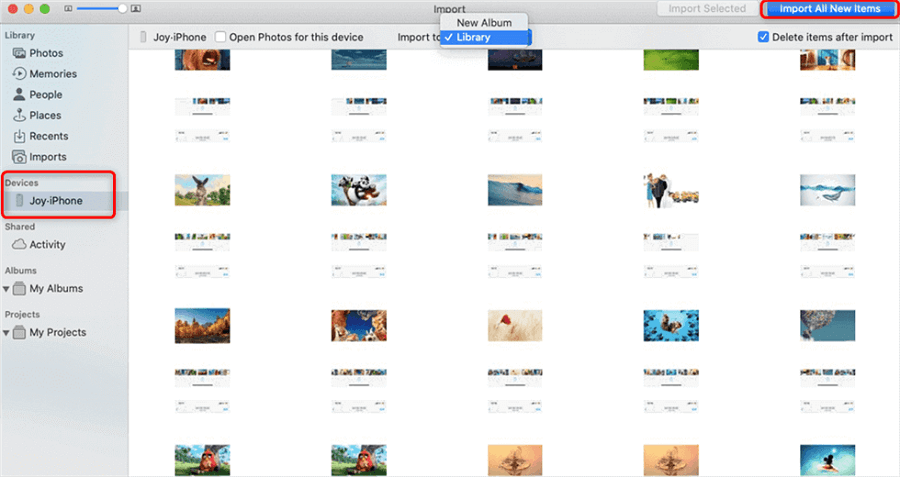 Importar Fotos do iPhone com Fotos do Mac