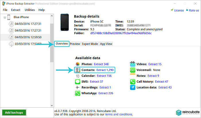 O iPhone Backup Extractor