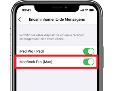 Ative o Encaminhamento de Mensagens com Mac