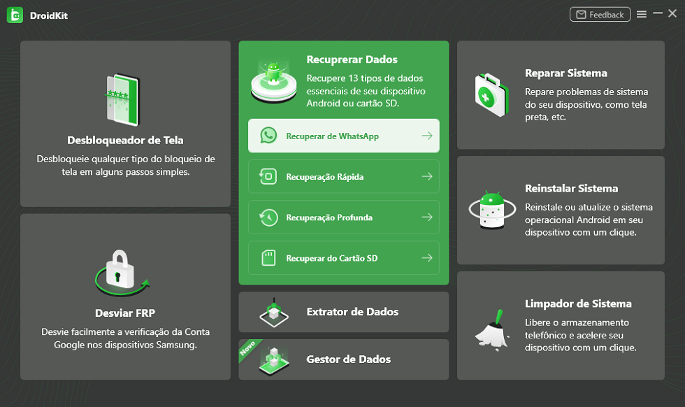 Recuperação de WhatsApp