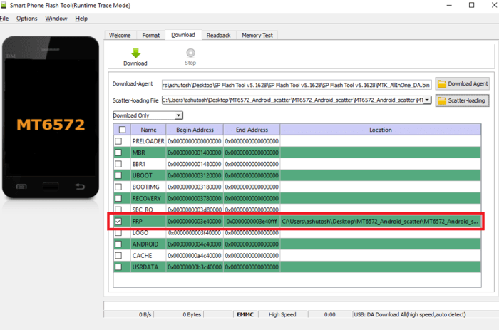 Remover FRP com MTK Tool