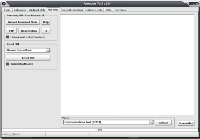 Resetar FRP Avengers Tool