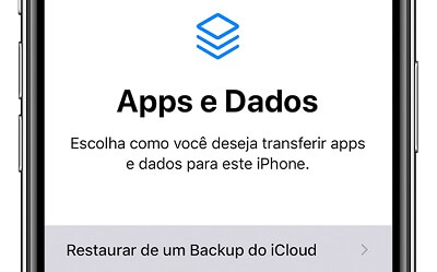Restaurar do Backup iCloud