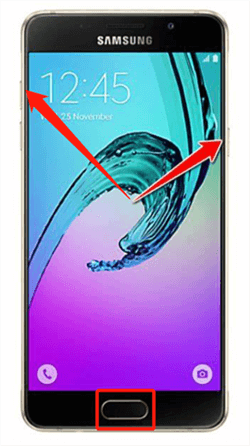 Desligue o telefone Samsung