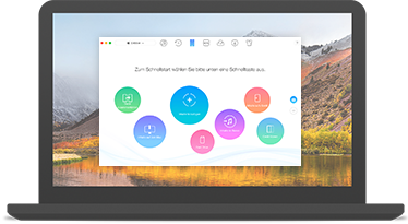 Computerbildschirm mit Tasten