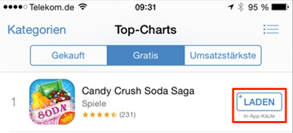 App Store ohne Kreditkarte anmelden – Schritt 2