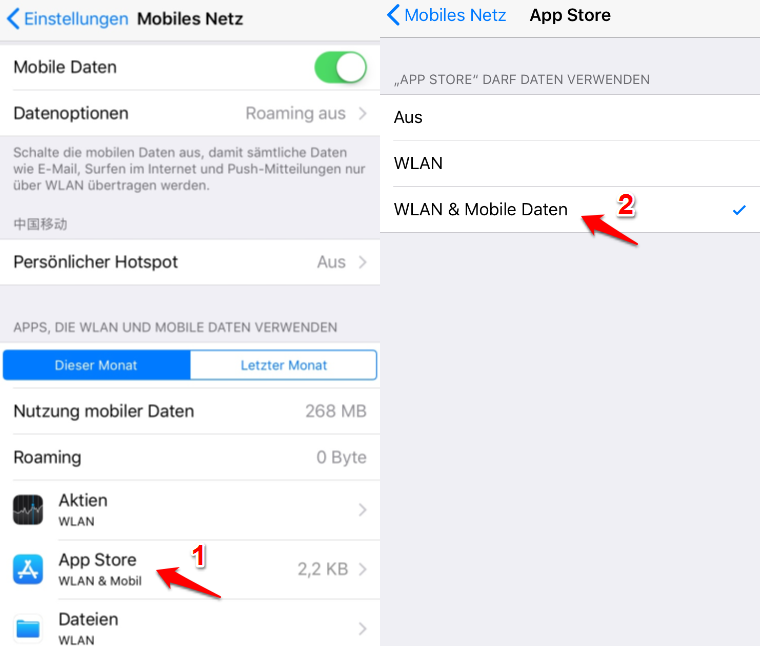 7 Tipps! iOS 12/12.1/11 App Store funktioniert nicht iMobie