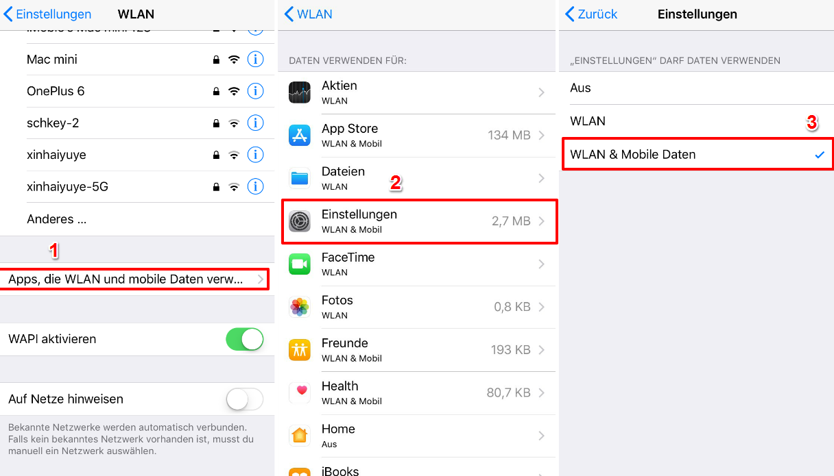 iOS 12 Bildschirmzeit geht nicht und was tun