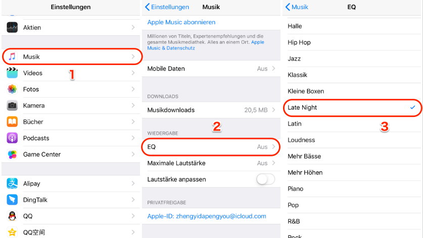 iPhone 7 Gesprächslautstärke zu leise - Methode 2