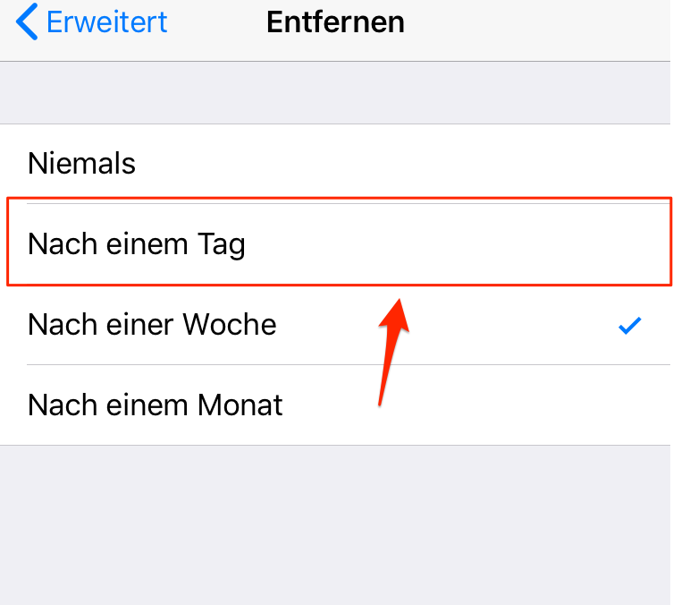 alle mails vom iphone löschen