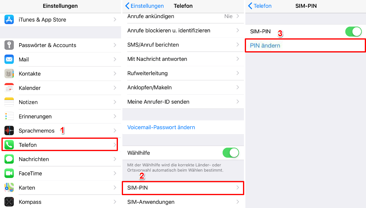 iPhone SIM-PIN ändern – Mit 8 Schritten