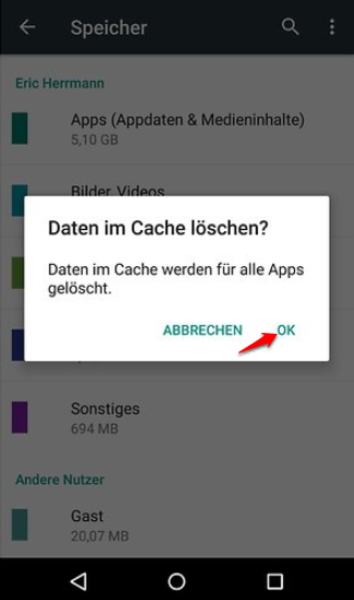 Google Play Store Fehler 505 – Daten und Cache löschen
