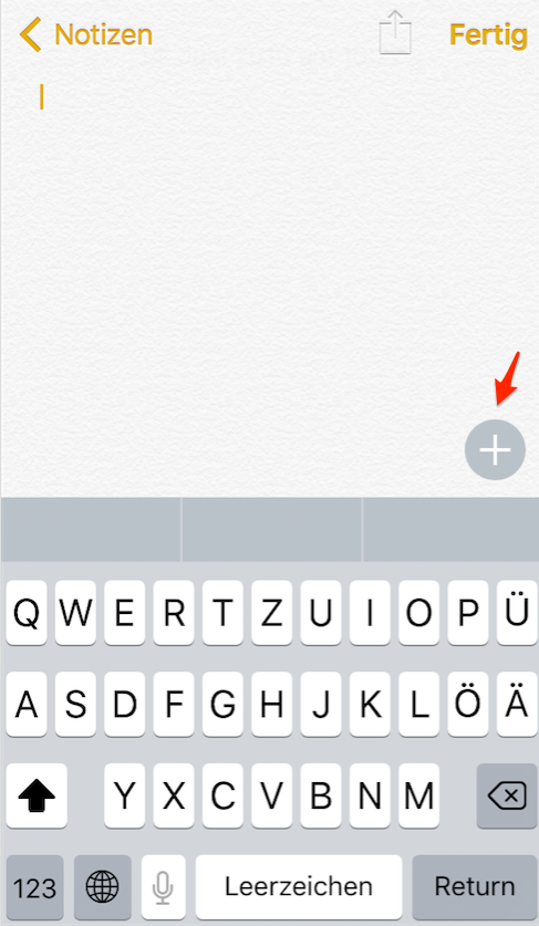 Ios 9 10 3 Fotos Und Videos In Notizen Einfugen