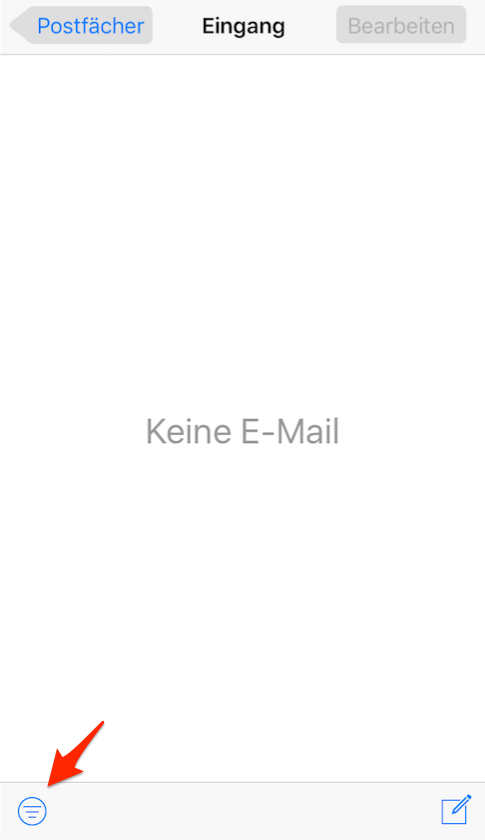 Wie kann man E-Mails filtern – Schritt 2