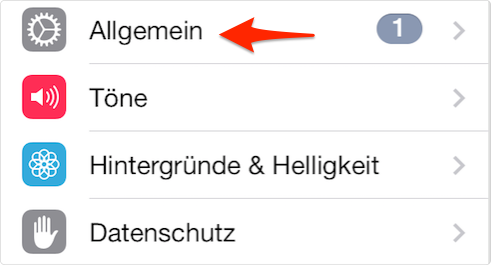 iPhone/iPad Siri aktivieren – Schritt 1