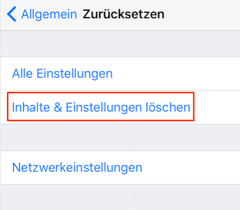 iPhone lässt sich nicht einschalten: iPhone zurücksetzen