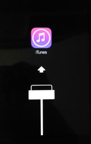 iPhone/iPad lässt sich nicht einschalten: Logo von iTunes