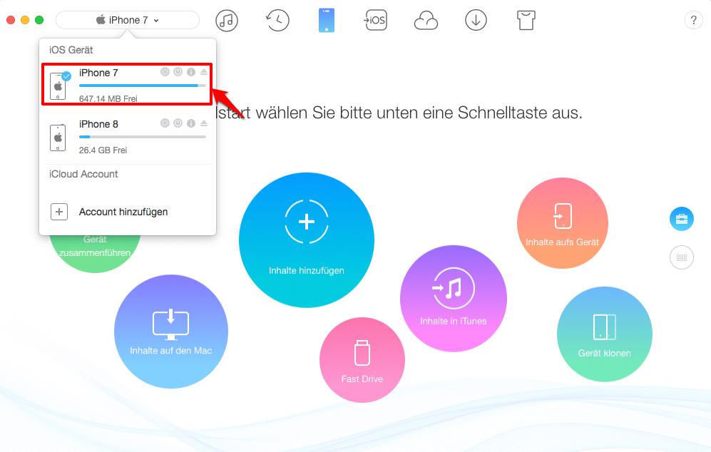 nicht laden - iTunes 12.6.3 – Apps Transfer