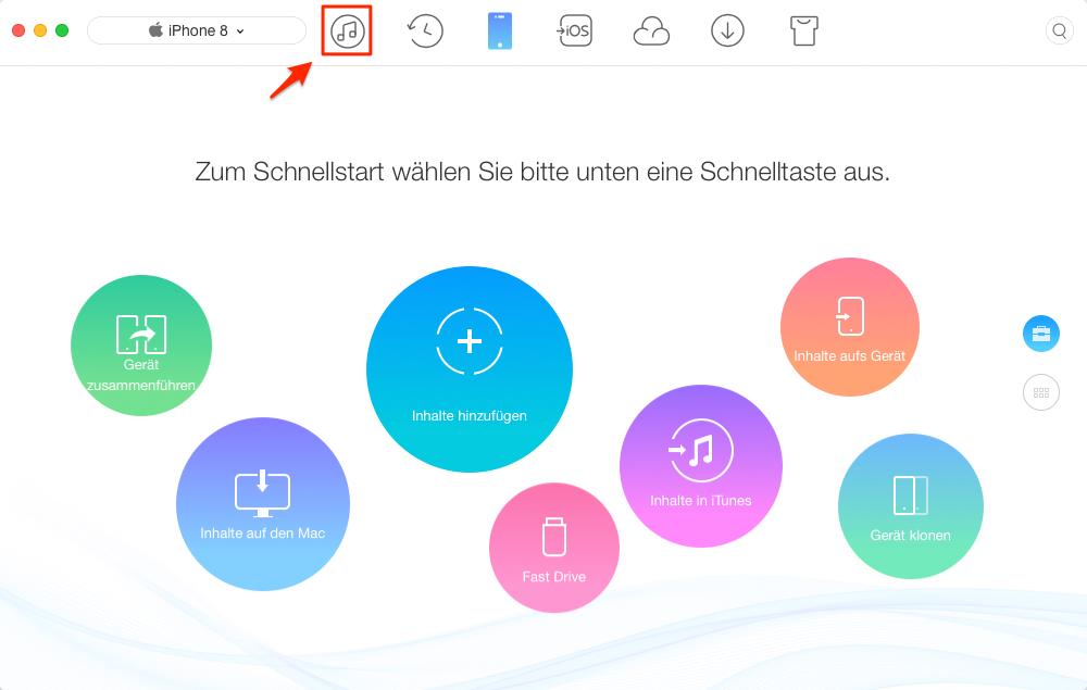 iTunes reagiert nicht – Schritt 1