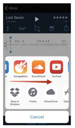 Spielplan vom iPhone auf YouTube übertragen – Schritt 4